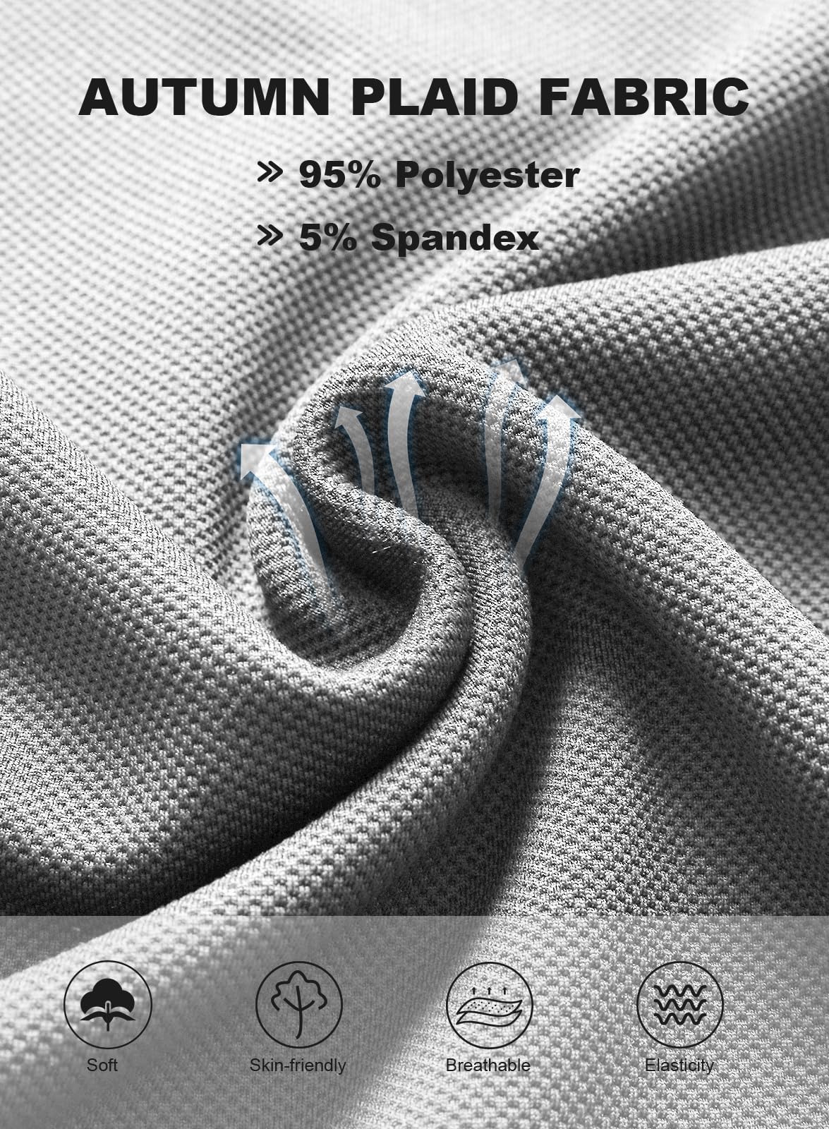 IBIH Men's Workout T-Shirt 1/4 Zip Long Sleeve Athletic Sweater Mock Neck Shirt Elastic Breathable Fabric Medium-Weight,Light Grey,Small