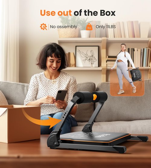 Niceday Ab Workout Equipment, Sit Up Exercise Equipment for Core Workout, Ab Trainer Machine for Home, Ab Crunch Machine for Home Exercise, Sit Up Machine with 330 LBS Weight Capacity