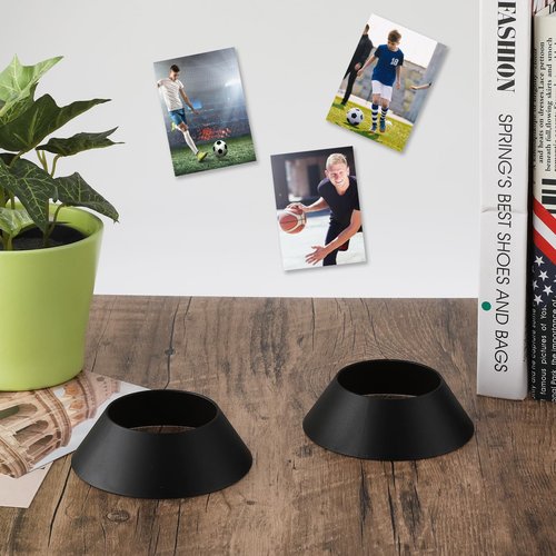 Prasacco 6 Pcs Ball Display Stand Ball Display Rack Ball Stand Holder Memorabilia Ball Pedestal Ball Holder Stand for Basketball Football Soccer Bowling Volleyball Softball