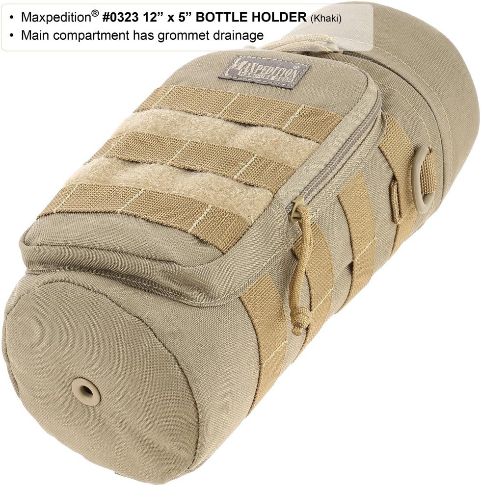 MAXPEDITION 12-Inch X 5-Inch Bottle Holder