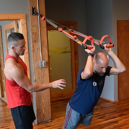 Lifeline Jungle Gym XT Body Weight Suspension Trainer System + Resistance Training Metal Mounts + Jungle Gym Extension Strap Bundle