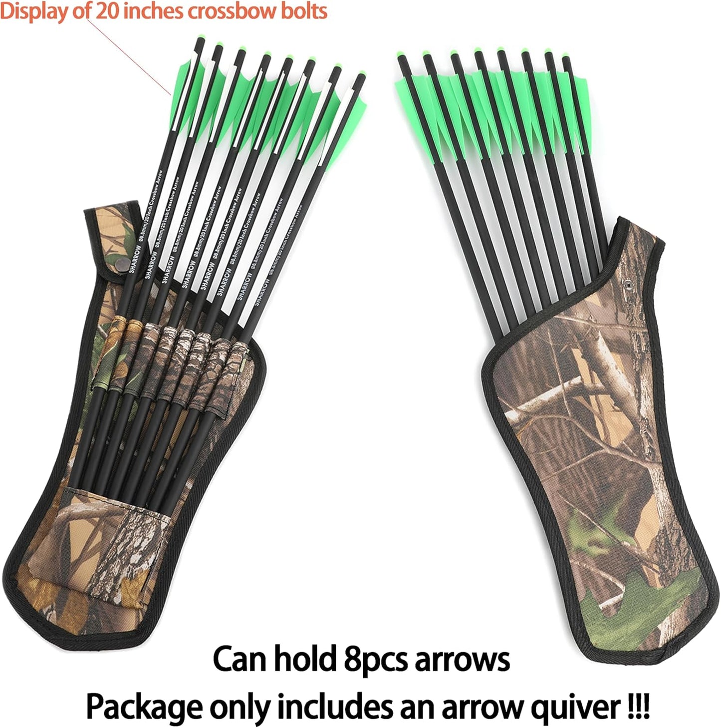 ZSHJGJR Archery Arrow Quiver Crossbow Arrow Quiver Hip Arrow Pocket Holder Waist