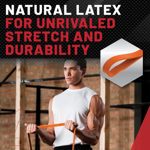 Lifeline Super Resistance Band Kit - Levels 1-4 - Adds Resistance to Exercise Movements