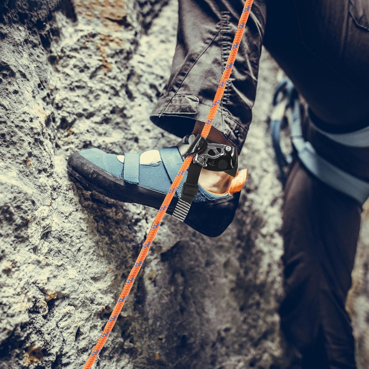NewDoar Foot Ascender Riser Rock Climbing Mountaineering Equipment Climbing Device