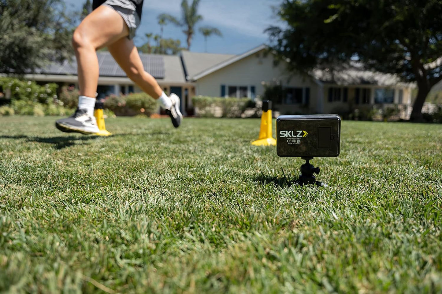 SKLZ 6-Pack Ultra Durable Agility Hurdles - 6-Inch Tall, Bright Yellow, Easy Setup & Transport