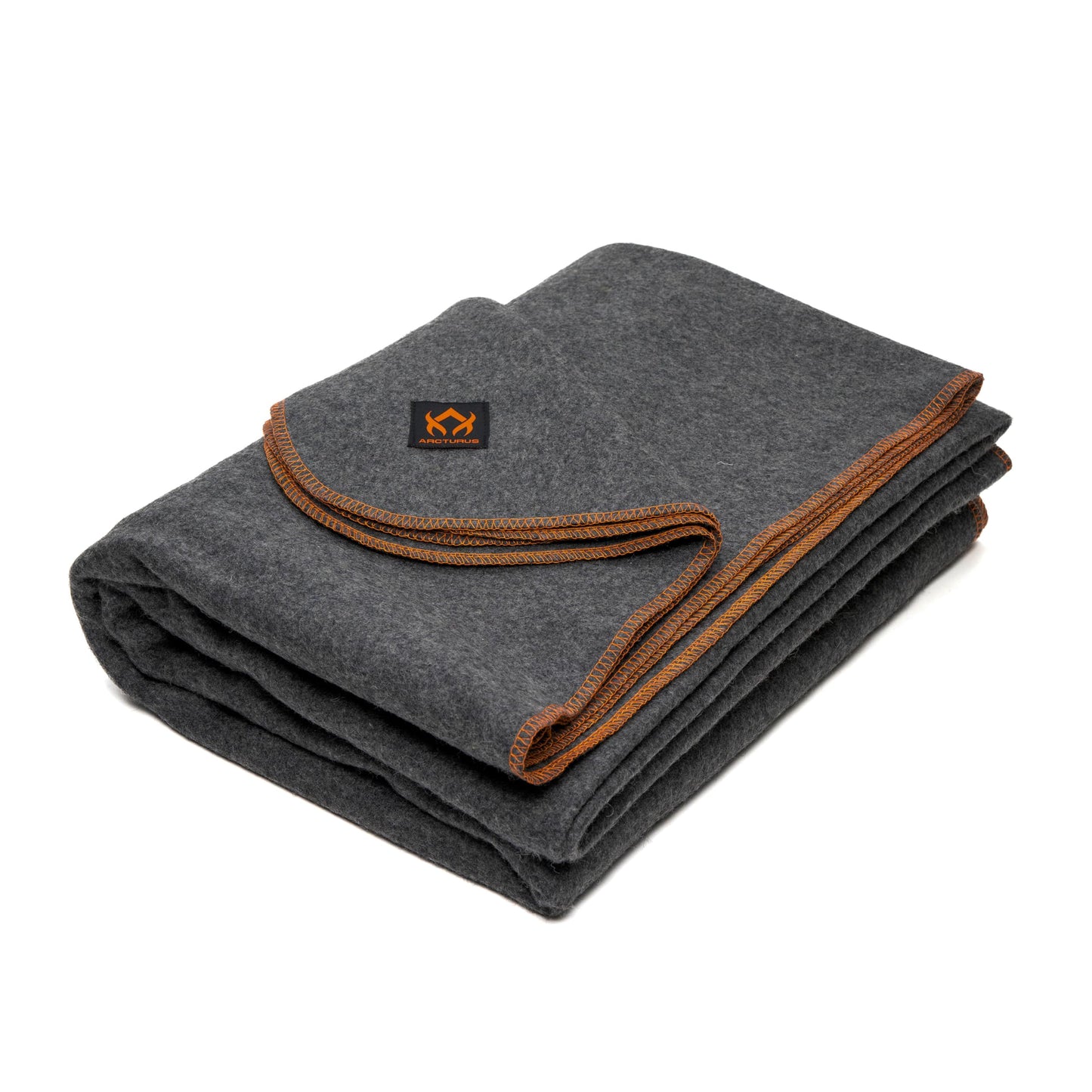 Arcturus Military Gray Wool Blanket and Carry Straps Bundle