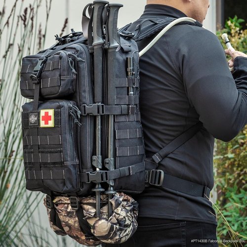 Maxpedition Falcon III Tactical Backpack - Durable Black Outdoor Gear