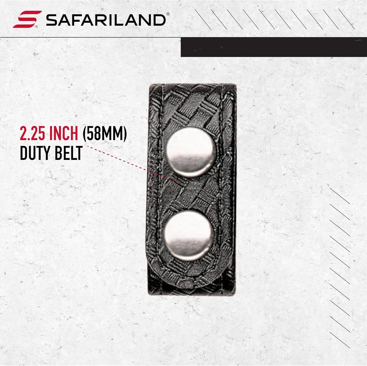 BIANCHI 7906 AccuMold Elite Belt Keeper, 1 Inch (25MM) Width, Pack of 4, Fits 2.25 Inch Belt