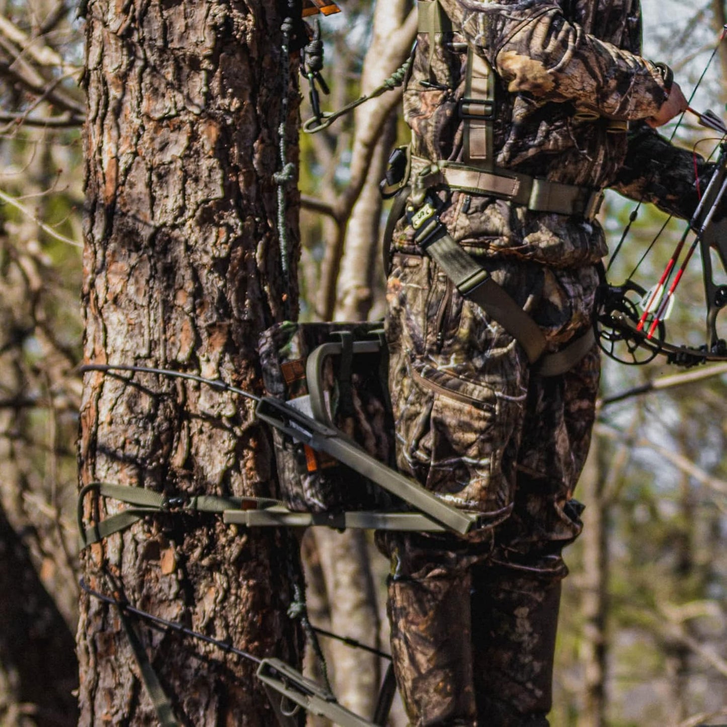 Summit Treestands OpenShot SD Climbing Treestand - Lightweight, Mossy Oak Camouflage