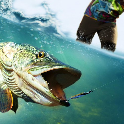 Lumista Fishing Spoons Lures for Trout Pike Walleye, Fishing Lures for Bass,Spoons Lures for Freshwater/Saltwater Fishing Lures,Fishing Spoons 5pcs with Box