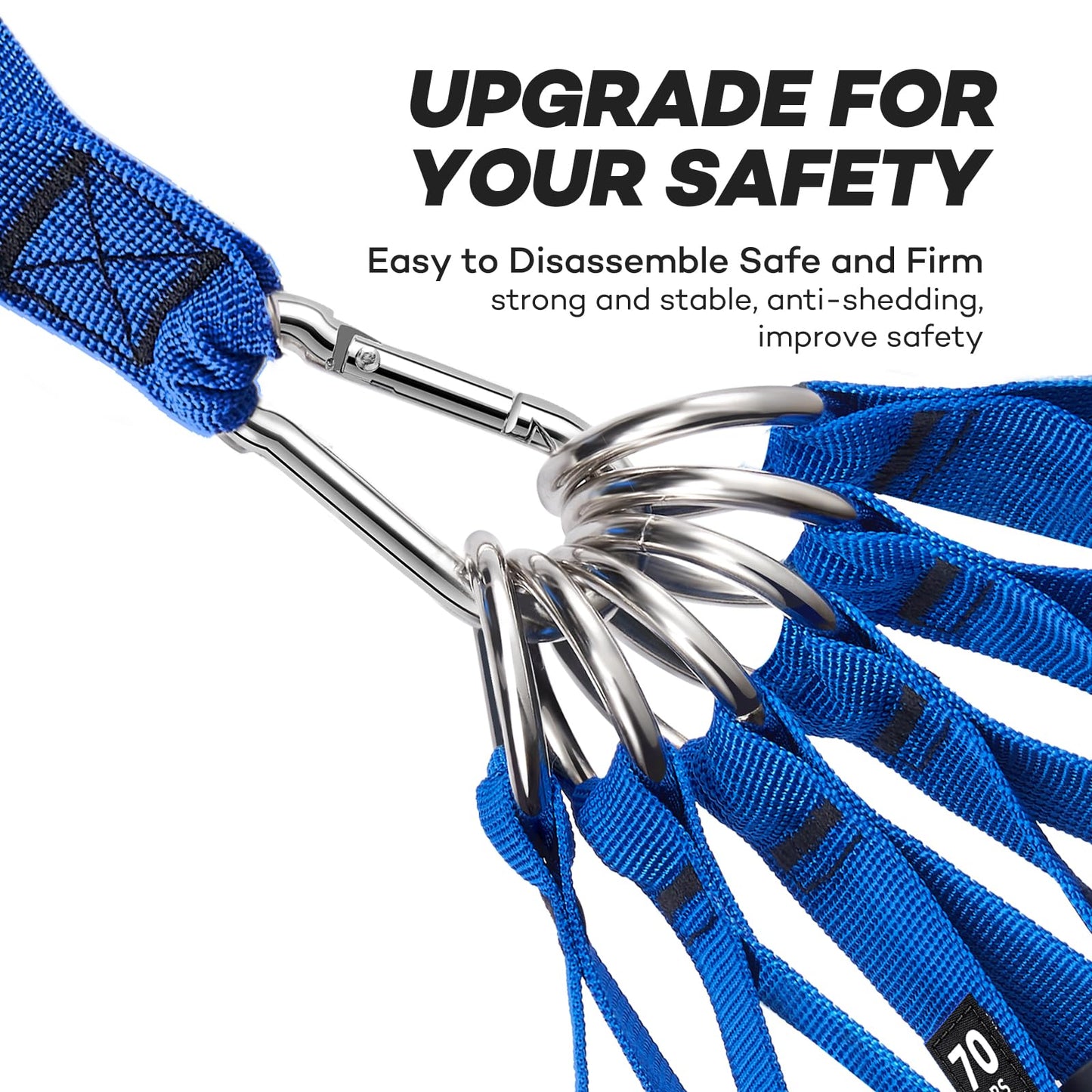 310lbs Heavy Resistance Bands for Working Out, NITEEN Resistance Bands with Handles Weight Exercise Bands for Men Women, Workout Bands with Door Anchor and Ankle Straps Strength Training Equipment