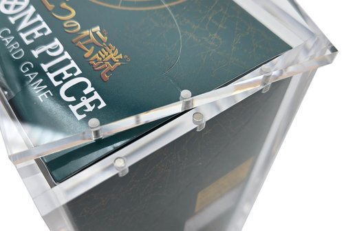 Premium UV-Protected Clear Acrylic Display Case For TCG One Piece Booster Box JAPAN Version