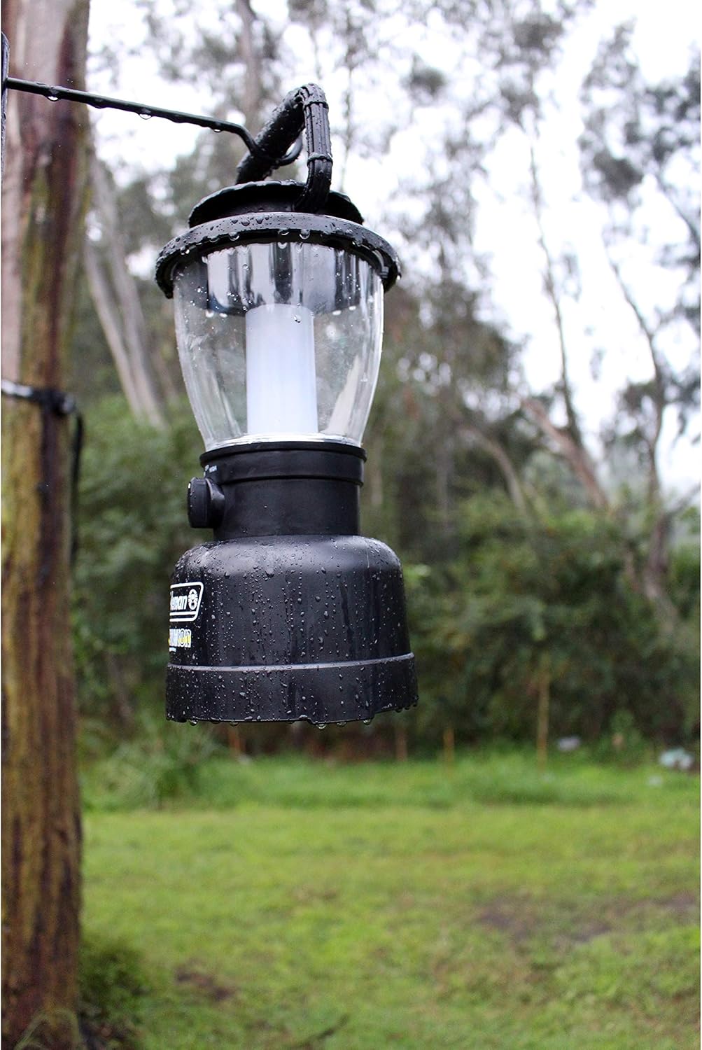 Coleman Rugged Rechargeable 400 Lumens LED Lantern, Impact & Water-Resistant Lantern with USB Charging Port, Lifetime LEDs Never Need Replacing