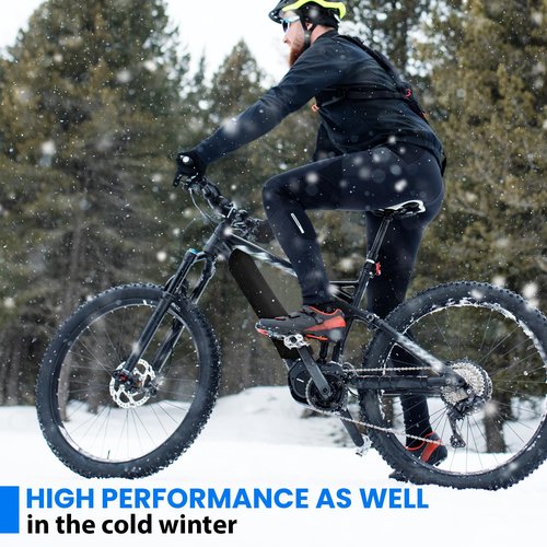 Besudo Ebike Battery Cover - E-bike Battery Protection Sleeve - Thermal Sleeve for Cold Weather - Neoprene Battery Protective Cover from Cold and Dirt - E-Bike Accessory-038B