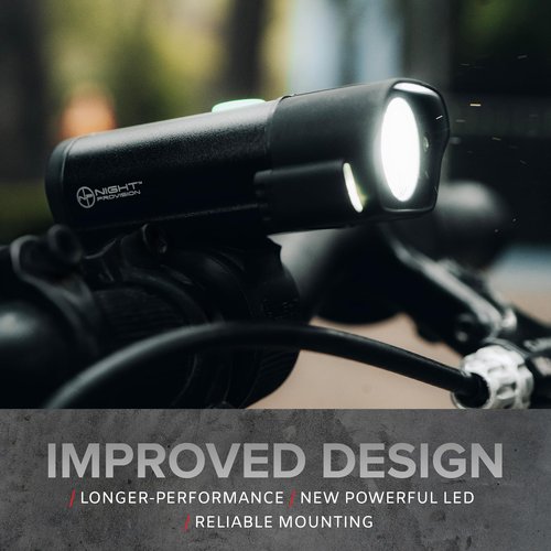 Bike Lights Front and Back (BX-500) - Bicycle Headlight and Tail Light Set with Powerful Rechargeable 540 Lumens LED for Night Riding - USB-C Compatible Charging - Bike Safety Equipment