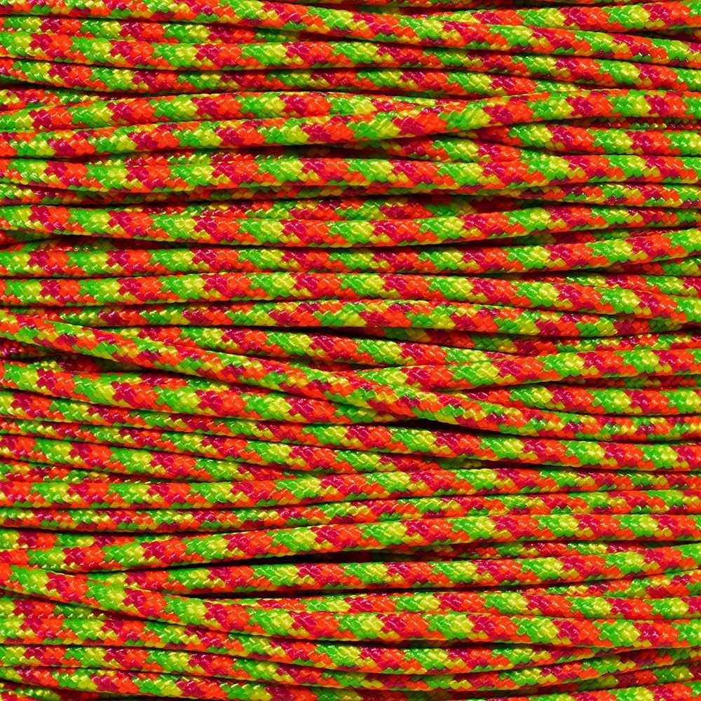 PARACORD PLANET | 275 LB Paracord Breaking Strength Tactical 5-Strand 3/32” (2.38) Thickness Parachute Cord Rope | 100 FT Hanks - Black