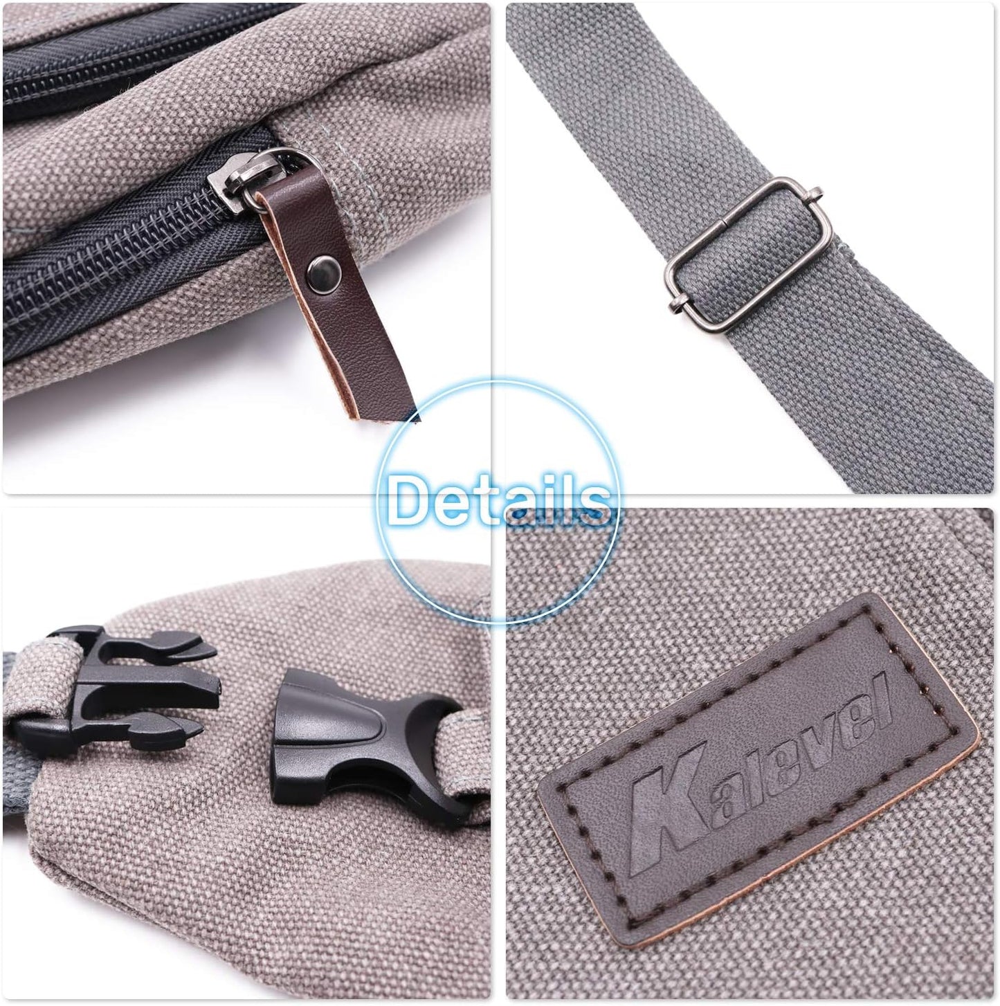 Kalevel Outdoor Travel Crossbody Backpack Casual Shoulder Chest Bag Men Women