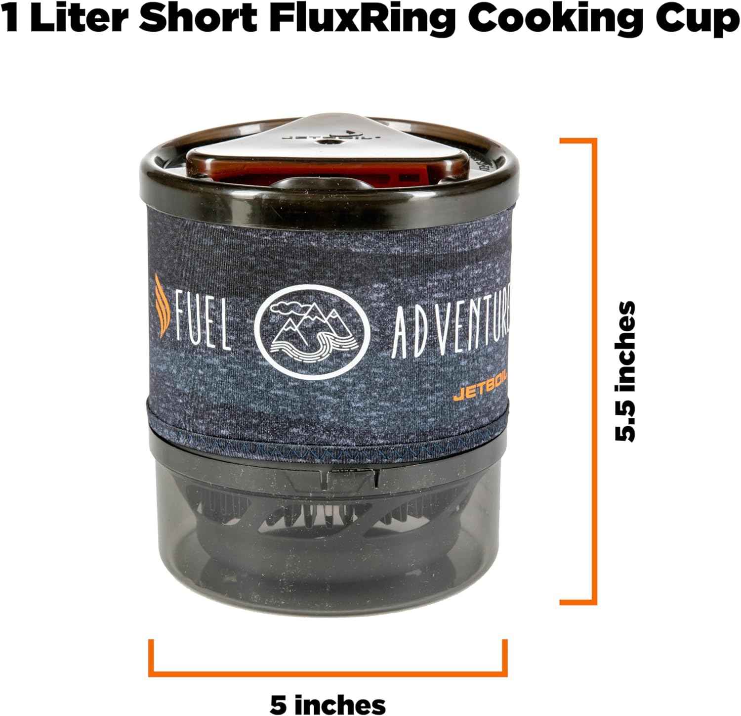 Jetboil MiniMo Camping Stove - Adjustable Heat Backpacking Cooking System