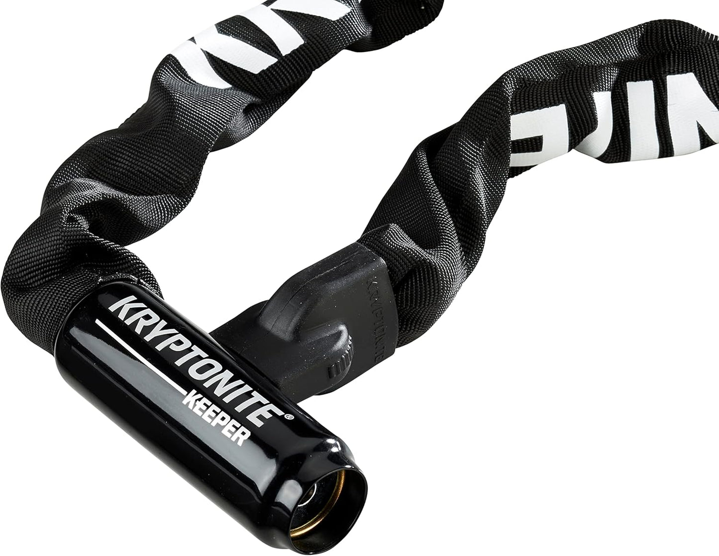 Kryptonite Keeper 712 Bike Chain Lock, 4 Feet Long Heavy Duty Anti-Theft Bicycle Chain Lock with Keys for Bike, Motorcycle, Scooter, Bicycle, Door, Gate, Fence,Black