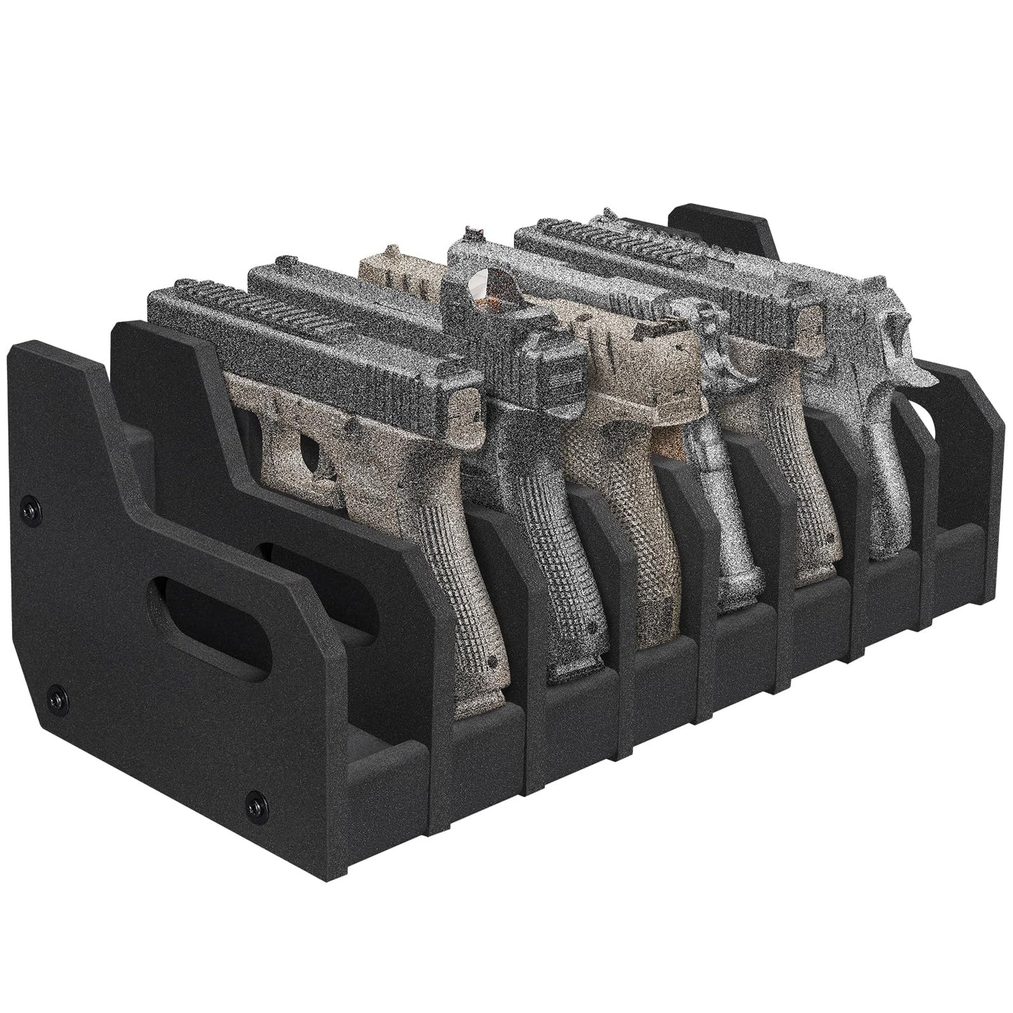 EZshoot Foam Pistol Rack for Gun Safe Shelf Handgun Rack Pistol Stand for Storage Revolver Rack Pistol Holder Gun Cabinet Accessories for Storage