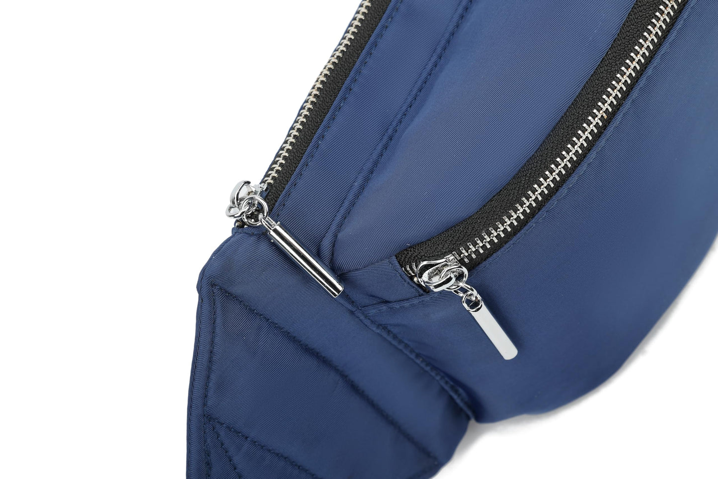 Extra-Large Crossbody Fanny Pack for Women Mens Waist Bag & Crystal Blue Belt Bags For Running Hiking Cycling and Travel