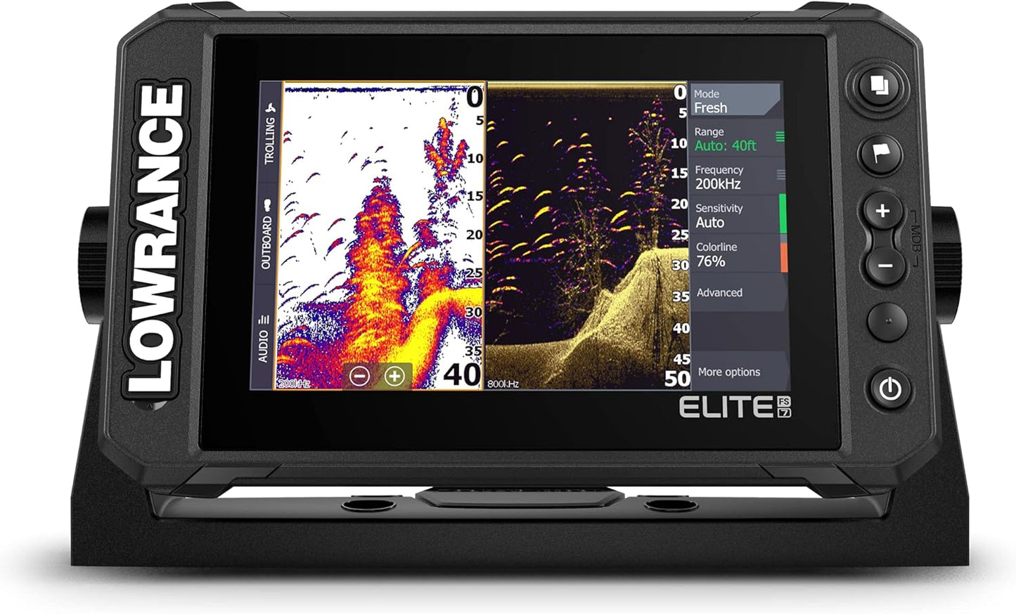 Lowrance Elite FS Fishfinder/Chartplotter, Available with and Without Transducer