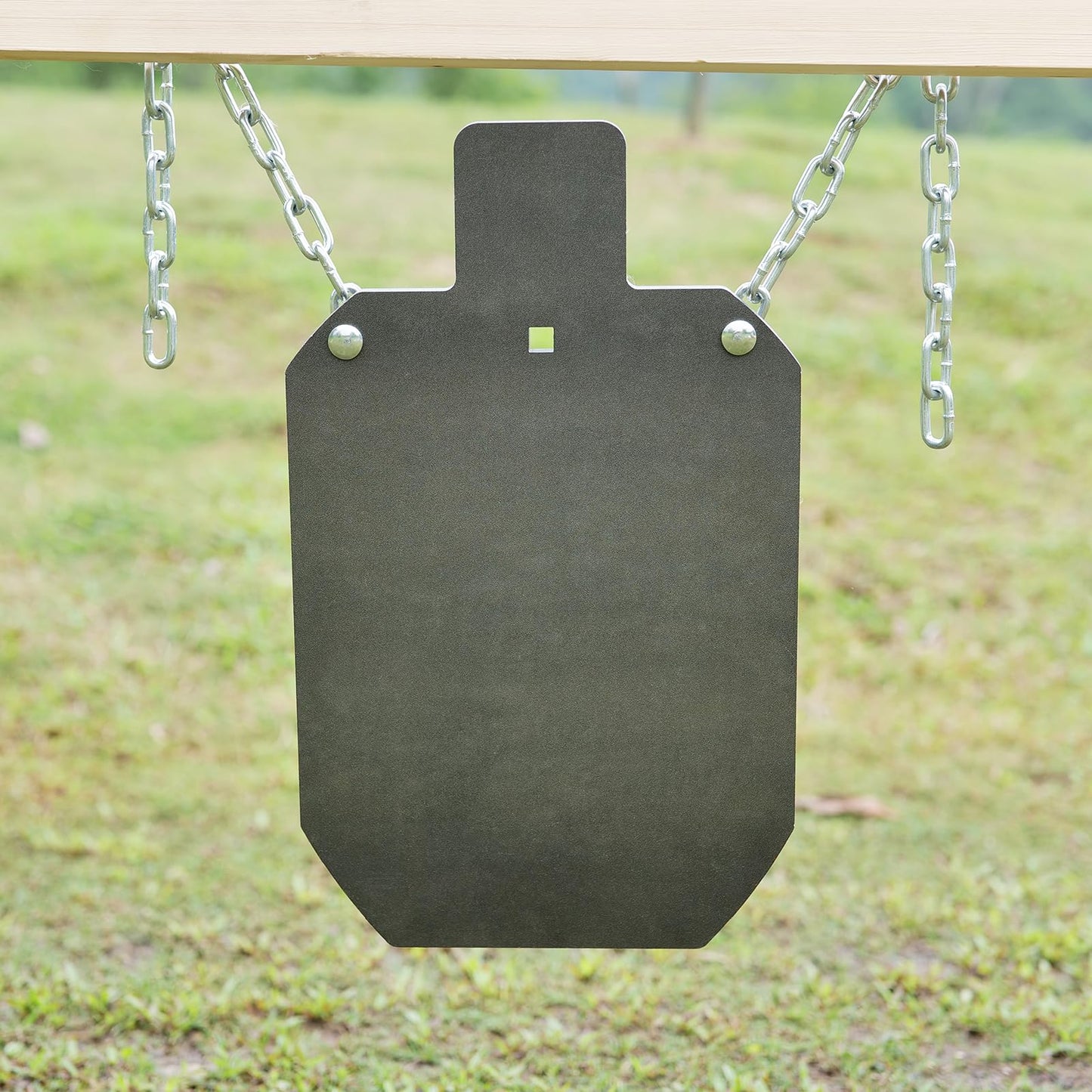 FULLBOW Steel Targets for Shooting, AR500 Metal Gong Target 3/8 inch Thick, High Caliber Torso Silhouette Metal Target for Precision Shooting