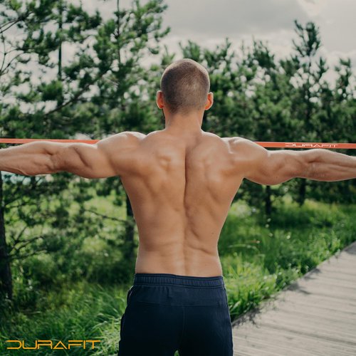 Durafit Resistance Bands - High Durability Heavy Duty Resistance Bands for Pull up Assistance, Exercise, Weightlifting, Stretching, Working Out, and Strength Training with Included Carry Bag