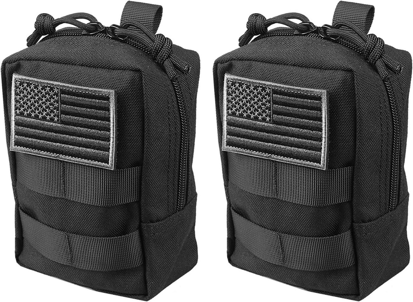 AMYIPO MOLLE Pouch Multi-Purpose Compact Tactical Waist Bags Small Utility Pouch 2 PCS Small Pouch