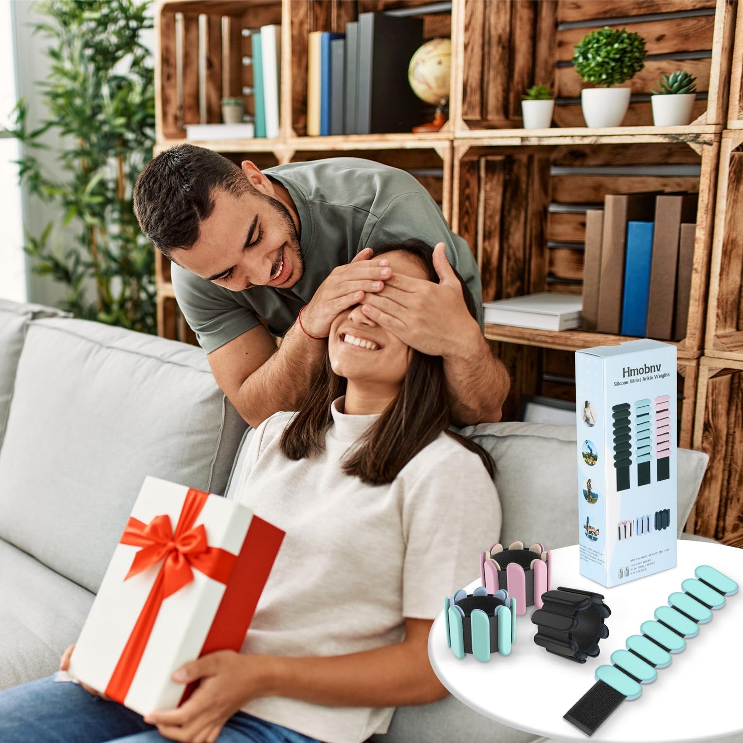 Hand Weights for Women - 1lb Arm Weights for Pilates, Silicone Adjustable Hand Weights for Women & Men, Set of 2 (1 lb Each), Ideal for Pilates Gym, Fitness, Workout, Walking, Jogging (1 Pair, Green)