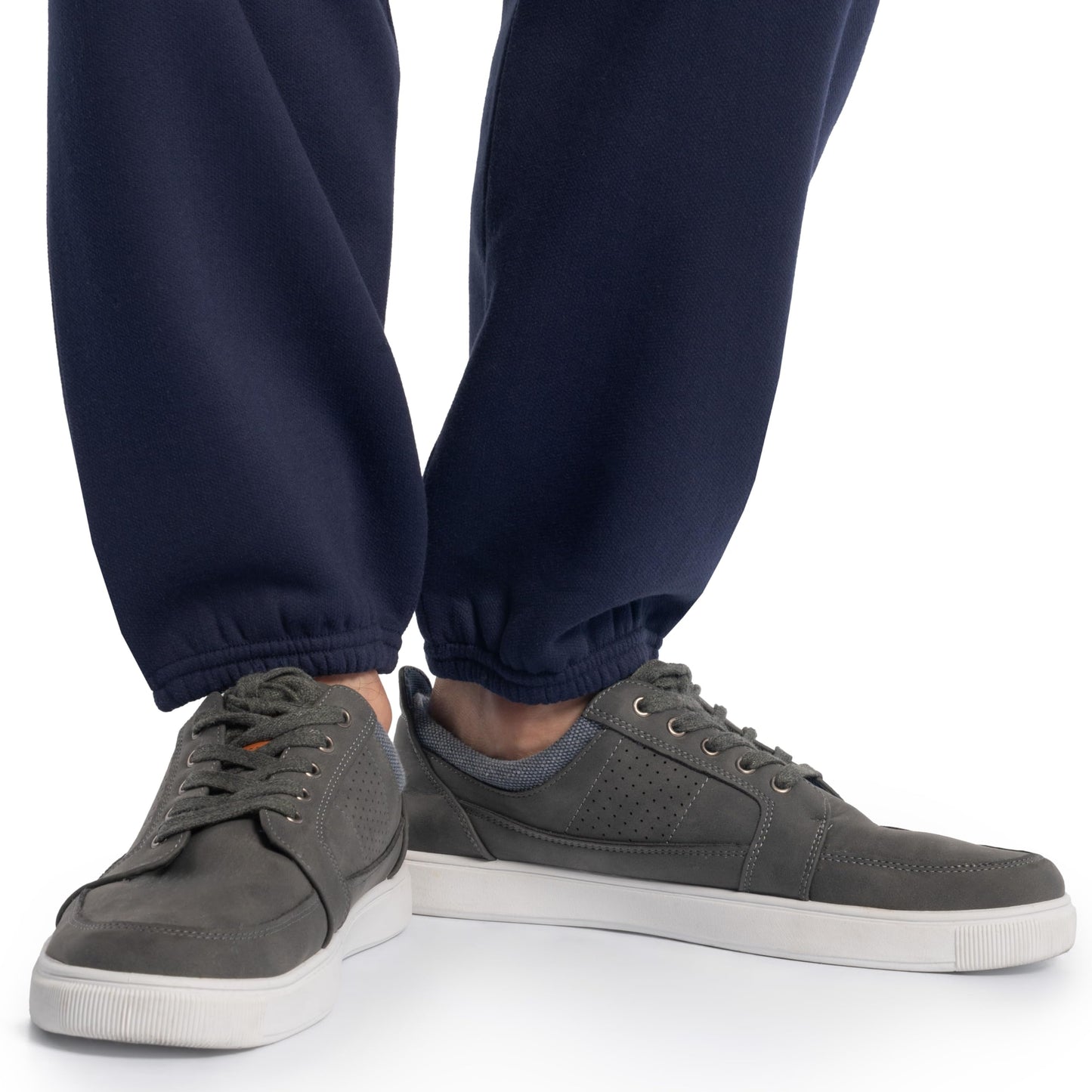 Fruit of the Loom mens Eversoft Fleece & Joggers (Regular Big Man) Sweatpants, Elastic Bottom - Navy, Medium US