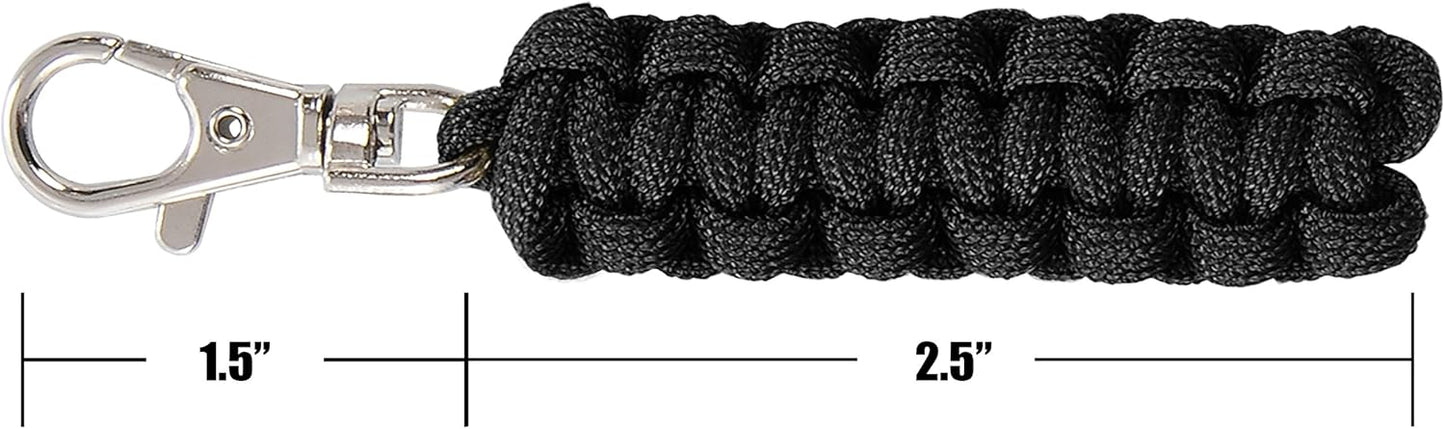 4 Pack Paracord Zipper Pulls for Backpacks, Tents, Trolley Cases, Traveling Cases, Jackets and Many Other Items That with Zippers