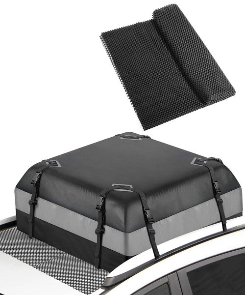 SCUARI Roof Rack Pads,51"x43" Universal Roof Cargo Bag Protective Mat,Car Accessories Car Roof Top Rack Pads,Roof Rack Accessories,Non-Slip Rooftop Cargo Bag Mat for Rooftop Cargo Bag,Fit Most Vehicle