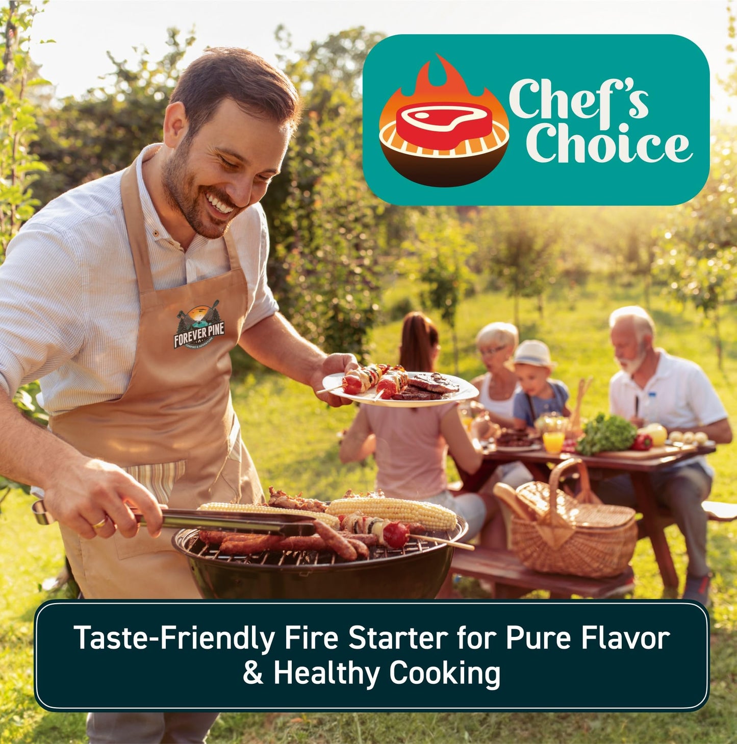 Fire Starter Cubes, 160 pcs - Easy BBQ Ignition - Natural, Waterproof & Odorless Firestarter Squares for Campfire, Charcoal Grill, Outdoor Fire Pit, Wood Stove, Fireplace, Logs - Camping Essentials