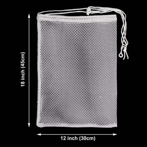 Shark Shooter 4 Pieces Premium Nylon Mesh Chum Bag for Enhanced Fishing Attraction 12 x18 inch Chum Bag with Drawstring