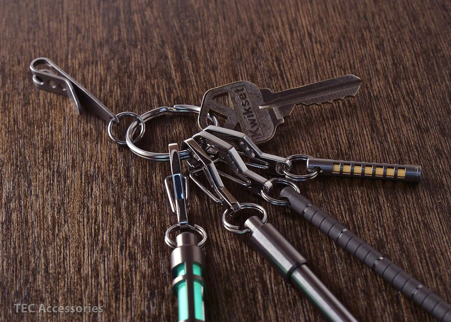Python Clip - Stainless Steel - Gate Clip - Everyday Carry - Keychain Accessory