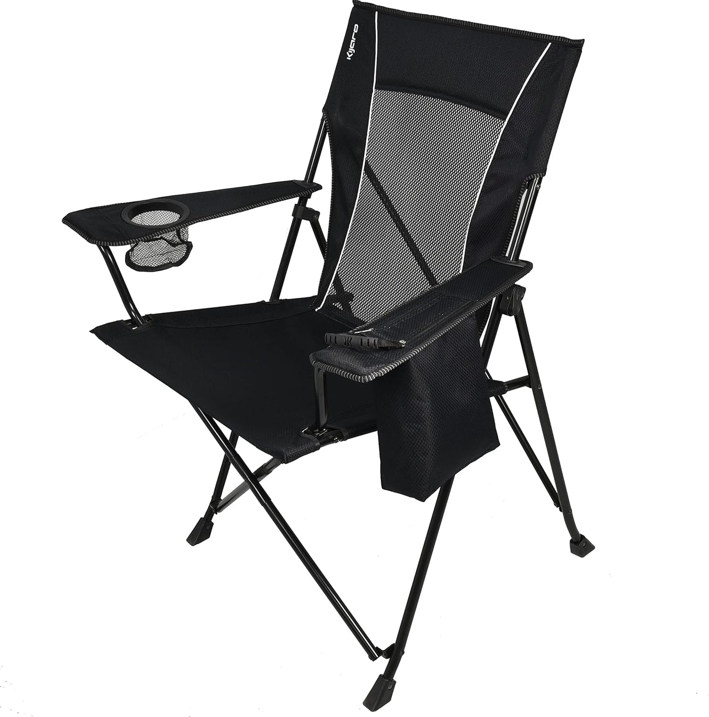 Kijaro Enjoy Versatile Folding Sports, Outdoor Chair & Lawn Chair, Dual Lock Feature, Maldives Blue (Hard Arm)