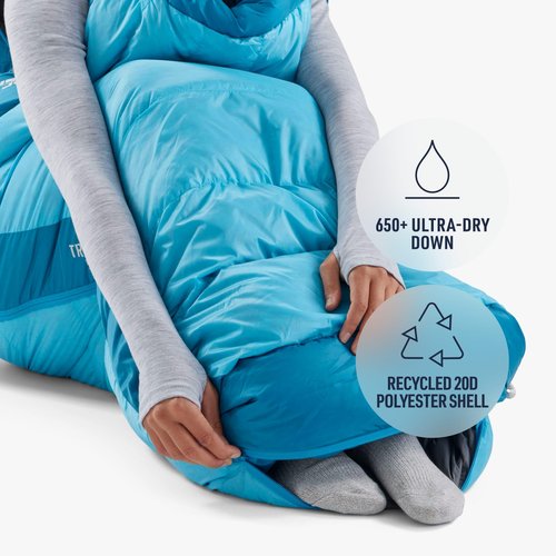 Sea to Summit Trek Women's Down Sleeping Bag, 15-Degree, Long