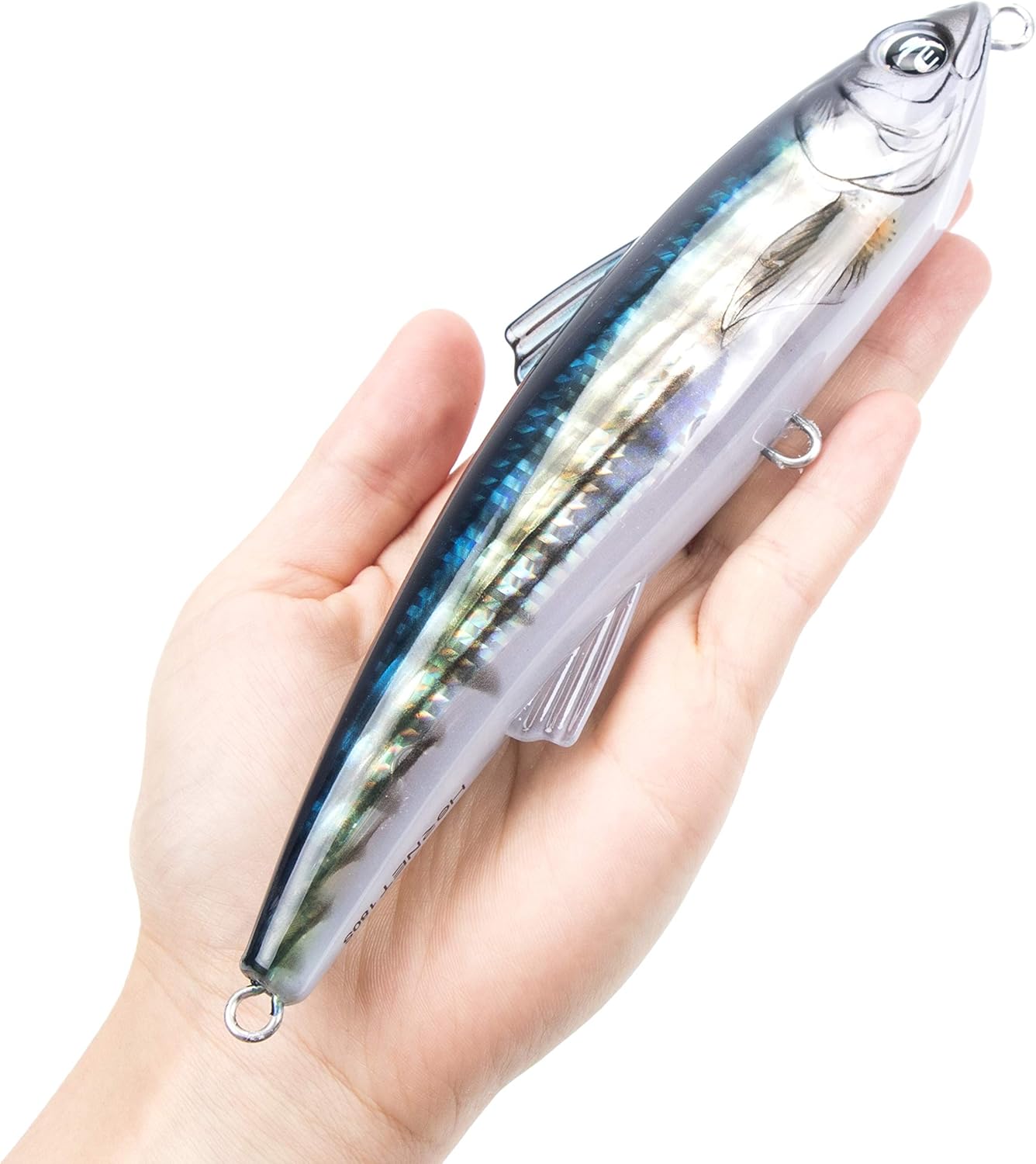 Hornet Saltwater Fishing Lure 2.9oz 7in Topwater Popper Hard Bait Floating Pencil Lure for Kingfish/Tuna/Mackerel/Marlin/Mahi Mahi Offshore Trolling Onshore Floating Crankbait