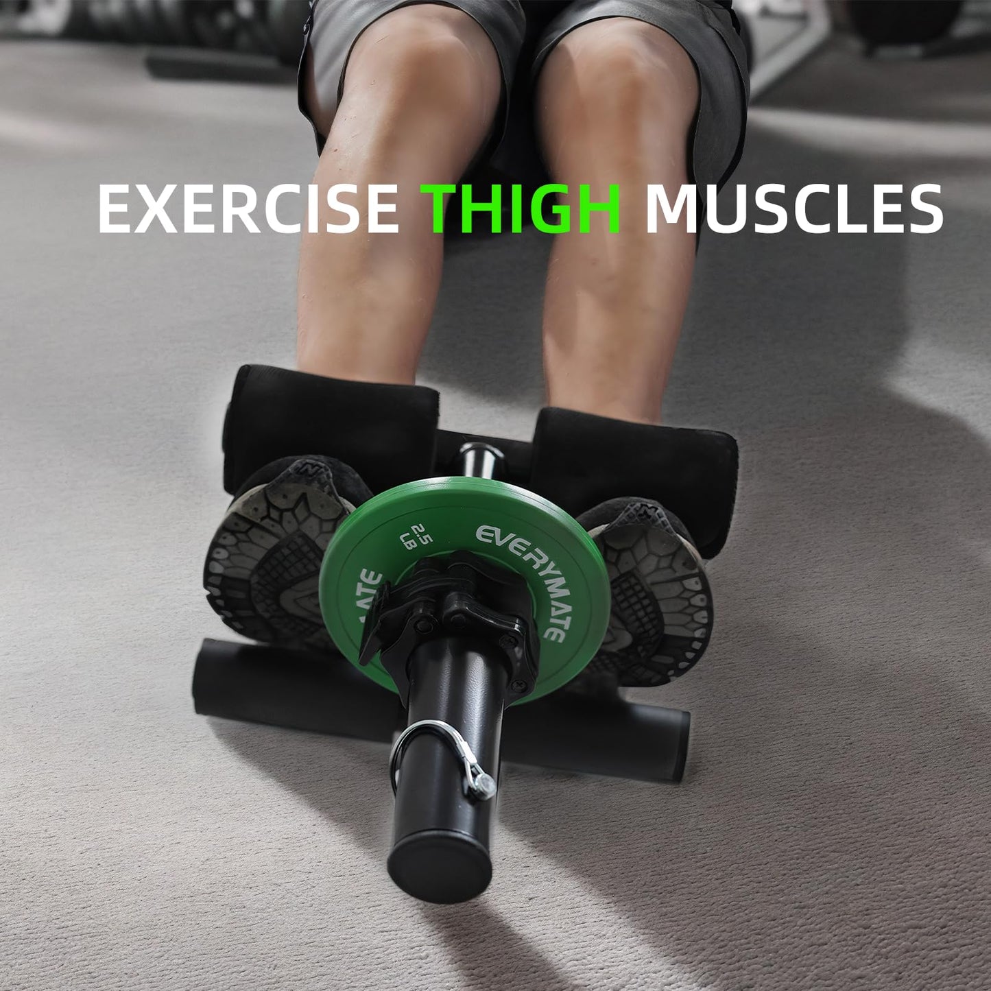 EVERYMATE Tib Bar Tibialis Trainer Calf Raise Machine for Strength Training, Tibialis Bar Leg Workout Equipment,Tibia Dorsi Calf Raise Machine,Knees Over Toes Equipment for Strengthening Calves/Ankles