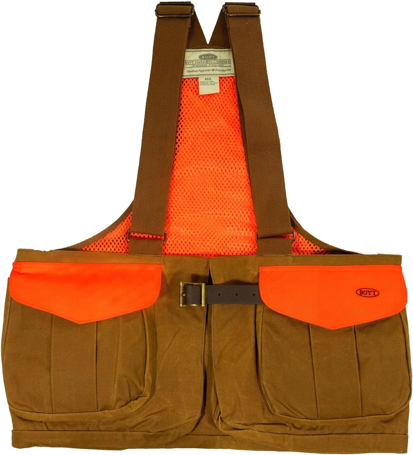 Boyt Harness 12874 WC120 Waxed Strap Vest M/L
