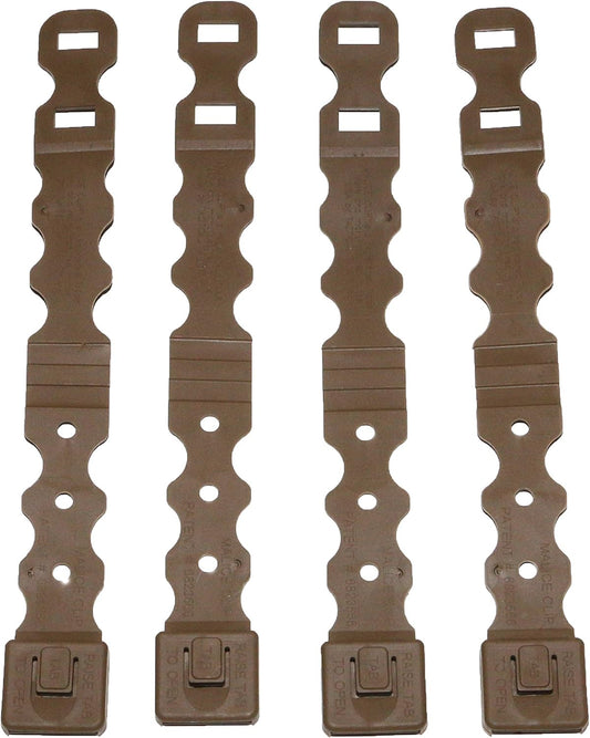 Tactical Tailor Fight Light Series Malice Clip - 4 Pack (Short Coyote)