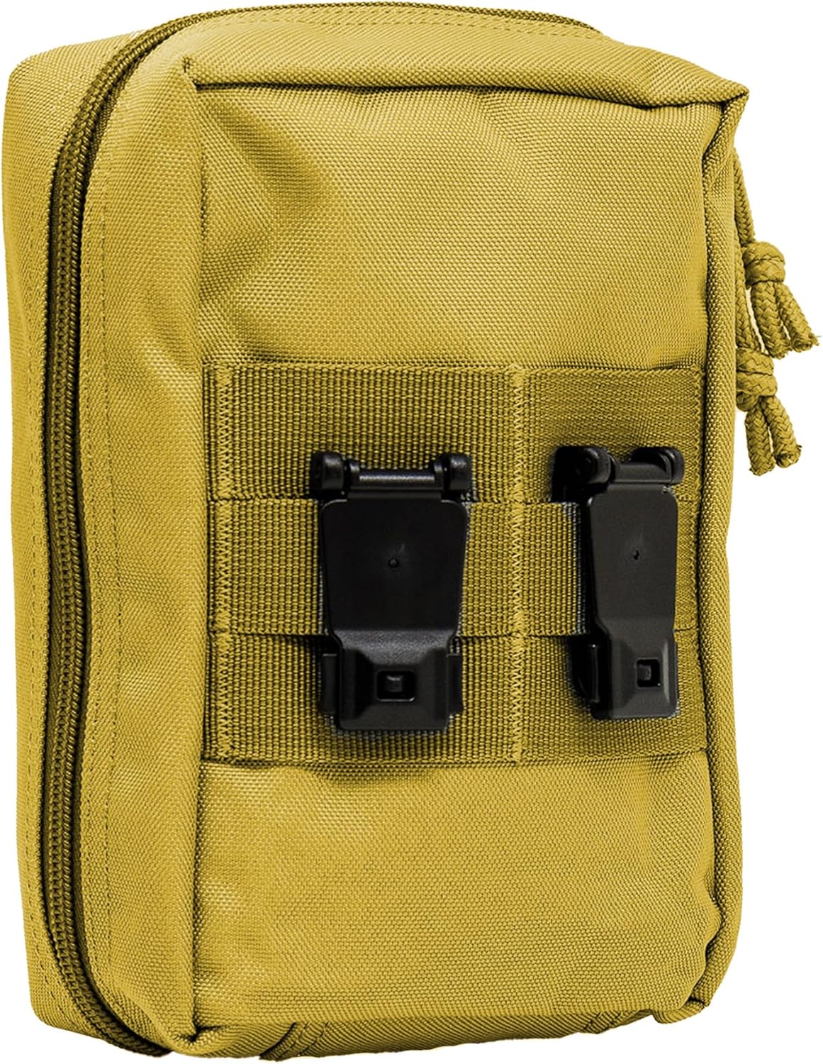 3VGEAR Large MOLLE Medic Pouch - Waterproof with Clamshell Opening, Elastic Loops for Medical Supplies, Hook and Loop Strips, Rugged 600D Polyester