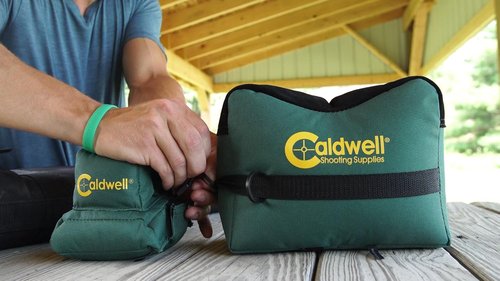 Caldwell DeadShot Boxed Combo Front and Rear Bag with Durable Construction and Water Resistance for Outdoor, Range, Shooting and Hunting