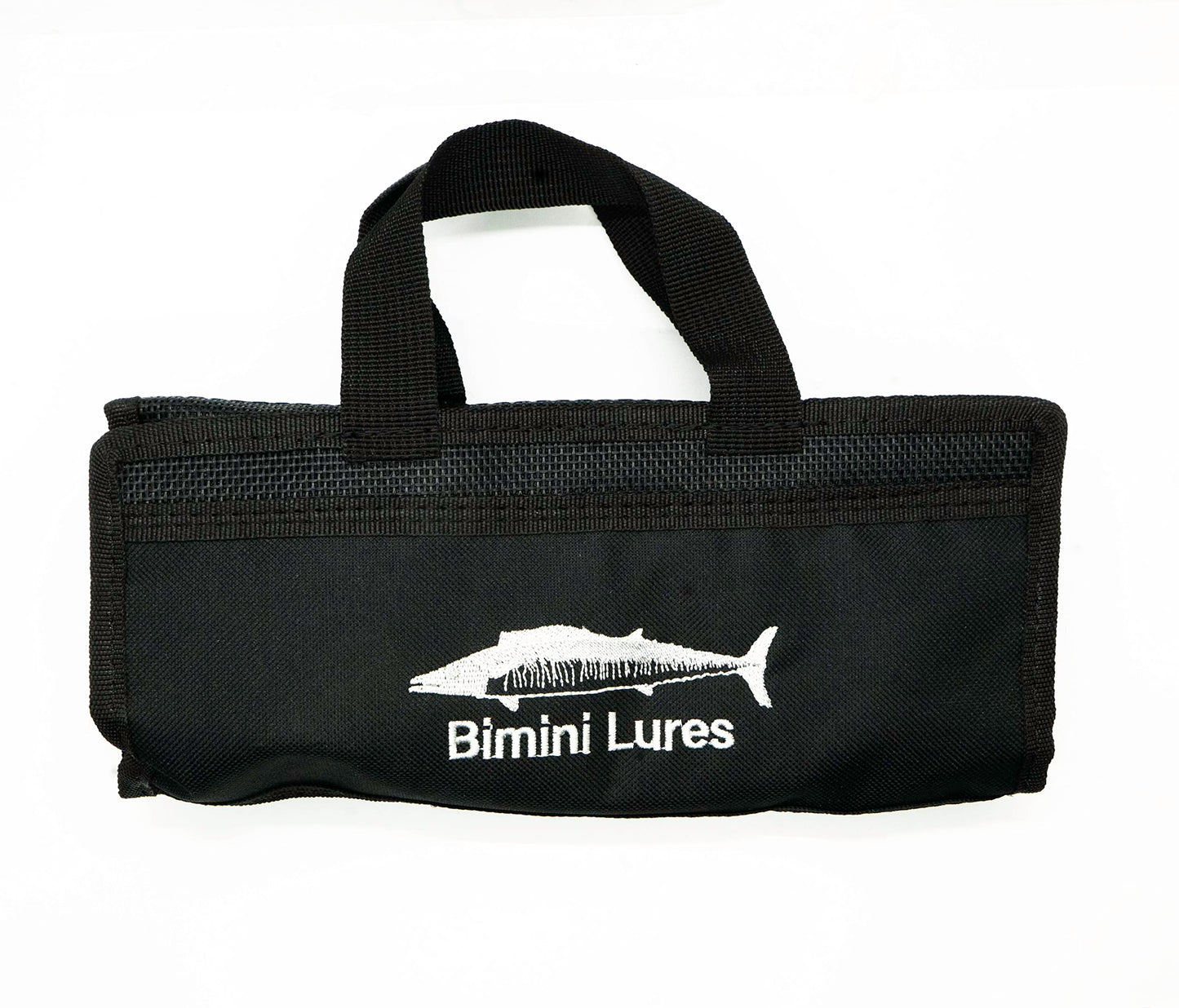 Fishing Lure Set of 4 Trolling Saltwater Skirted Lures: Rigged Lures and Black Bag Included. Catch Any Predatory Pelagic Fish in The Ocean Including Dolphin, Tuna, and Wahoo!