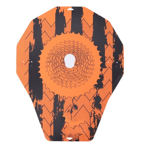 Qinlorgo Bicycle Disc Brake Cover, HeatResistant WearResistant Mountain Bike Washer Cover 2pcs Simple Dazzle Print for Road Bike Car Wash (Abstract)