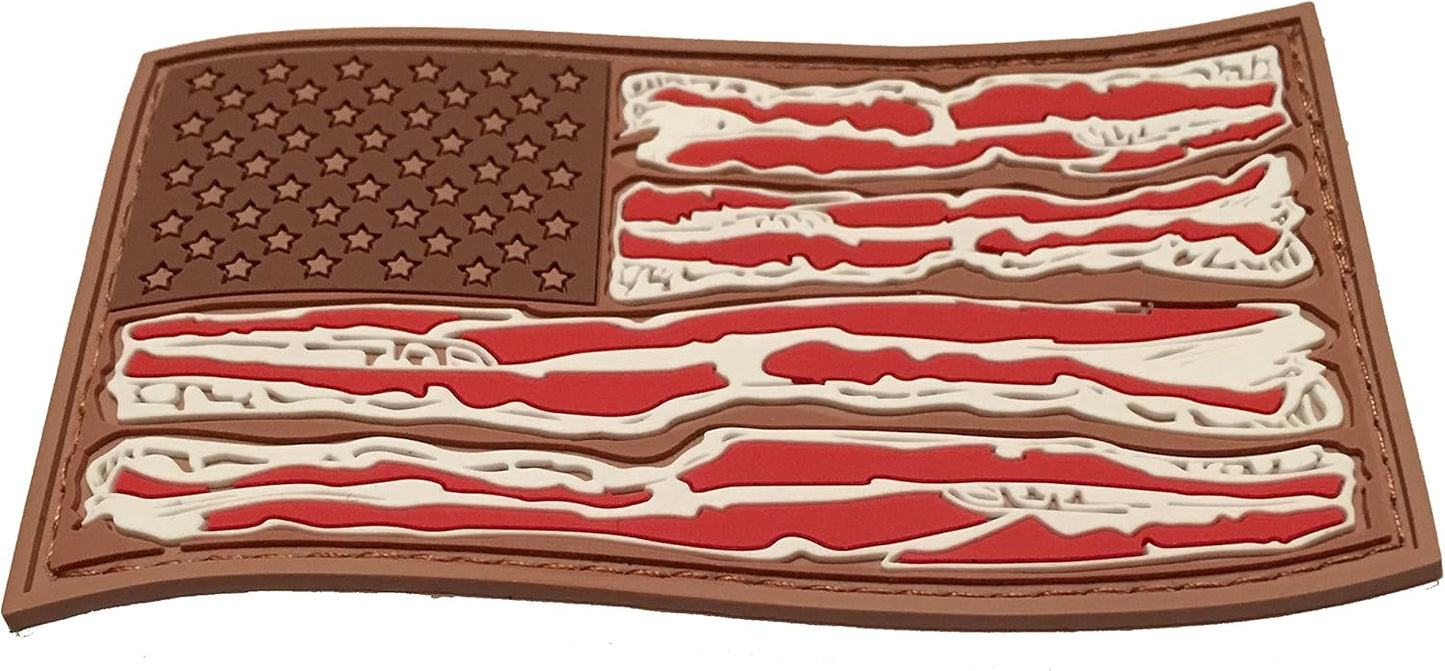 American Bacon Flag - PVC Morale Patch