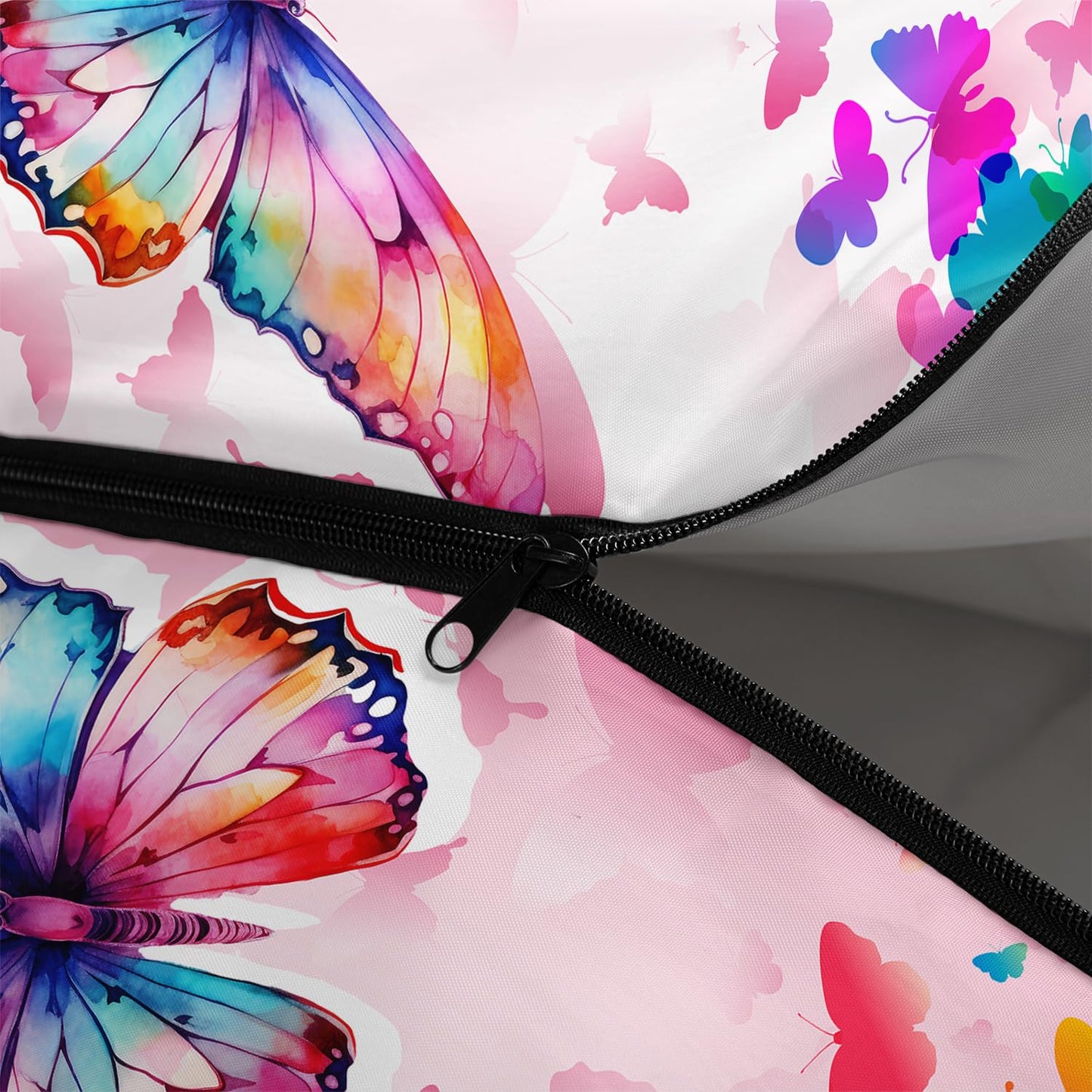 HOSIMA Pink Butterfly Sleeping Bags for Girls,Animal Theme Camping Sleeping Bag for Kids Boys Girls,Waterproof Ultralight Sleeping Bags & Camp Bedding Suitable for All Seasons.