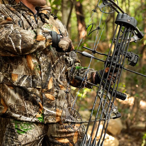MOTION ZEUS Lightweight Compound Bow Package Fully Adjustable for Adults and Teens,23.5"-31" Draw Length,0-70LBS Draw Weight,Up to 320 FPS,Limbs Made in USA,Hunting Bow Archery Set