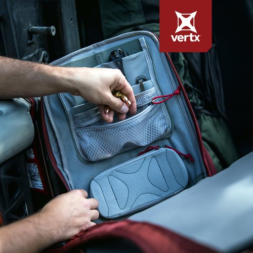 Vertx Multi Pocket Organizer Insert Admin for Backpack, Bag Organization, Hook and Loop Attachment